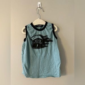 WEE MONSTERS boys muscle shirt. Boys size T4.